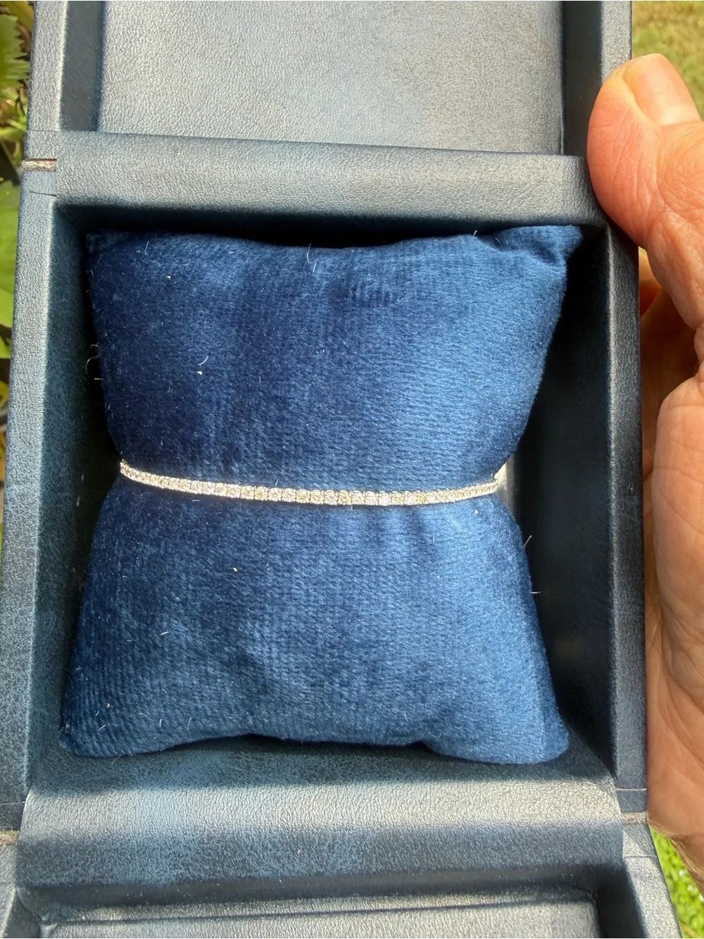 GENUINE 1.67Cts SI-IJ DIAMOND TENNIS BRACELET 14k SOLID WHITE GOLD - New with ou